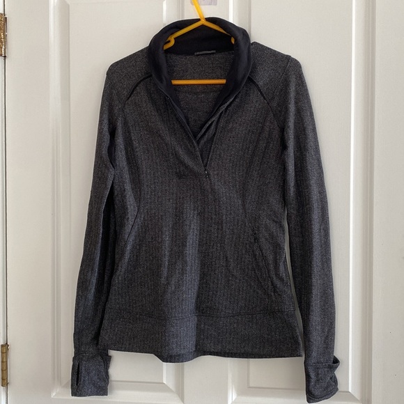 Lululemon Think Fast Pullover Herringbone - Picture 2 of 6